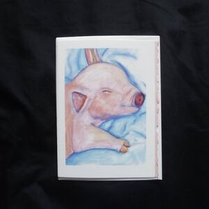 Greeting Card: Piglet